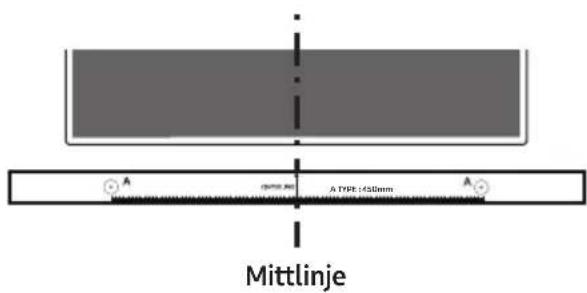 Mittlinje A TYPE: 450mm