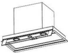 Technical line drawing of a mechanical assembly with mounting brackets (no text or symbols)