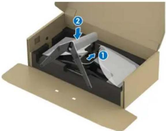 ALIENWARE AW3423DW - Attaching the stand - 8