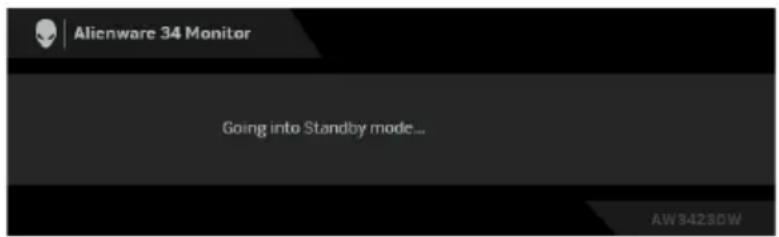 Alienware 34 Monitor Going into Standby mode... AW9423DW