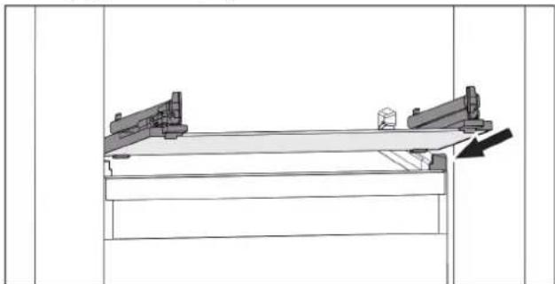 LIEBHERR IFSe 3904 - Αφαίρεση / τοποθέτηση γυάλινου ραφιού - 2