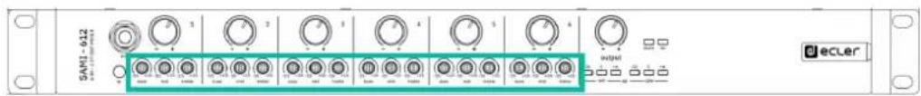 Ecler SAMI-612 - Égalisation - 1