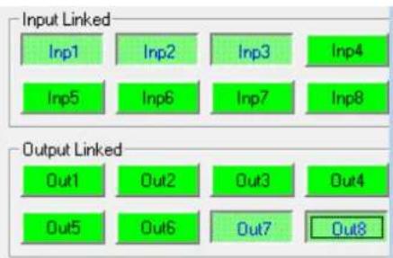graph TD subgraph Input Linked Inp1["Inp1"] --> Inp2["Inp2"] Inp3["Inp3"] --> Inp4["Inp4"] Inp5["Inp5"] --> Inp6["Inp6"] Inp7["Inp7"] --> Inp8["Inp8"] end subgraph Output Linked Out1["Out1"] --> Out2["Out2"] Out3["Out3"] --> Out4["Out4"] Out5["Out5"] --> Out6["Out6"] Out7["Out7"] --> Out8["Out8"] en…