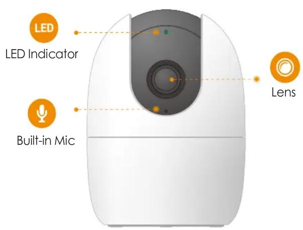 LED LED Indicator Built-in Mic Lens