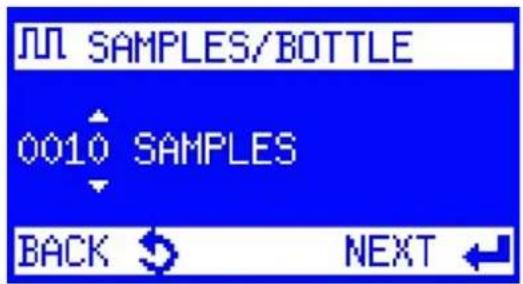 00 SAMPLES/BOTTLE 0010 SAMPLES BACK NEXT