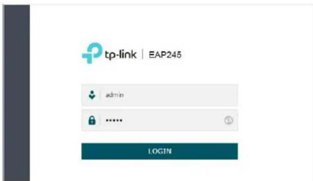 tp-link | EAP245 admin ...... LOGIN