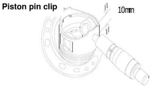 Piston pin clip 10mm
