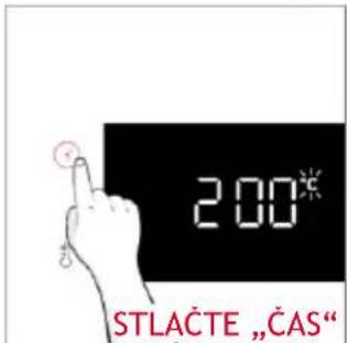 200 STLAČTE „ČAS"