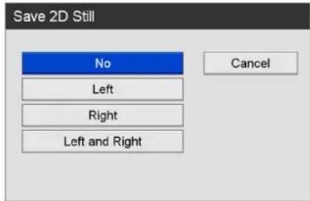 Save 2D Still No Left Right Left and Right Cancel