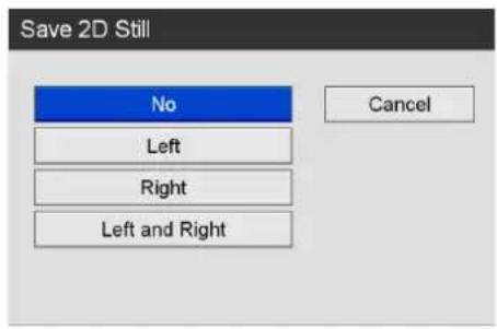 Save 2D Still No Left Right Left and Right Cancel