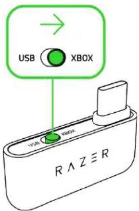 RAZER Kaira HyperSpeed (Xbox) - ヘッドセットへの接続 - 1