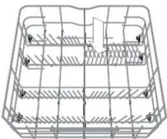 Technical line drawing of a multi-layered structural framework with grid lines and support points (no text or symbols).