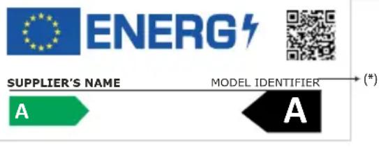 graph LR A["NEERG"] --> B["SUPPLIER'S NAME"] B --> C["MODEL IDENTIFIER"] C --> D["*"]