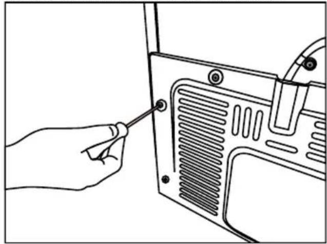 BEKO GN141632ZXBRN - Installazione dei cunei in plastica I cunei in plastica forniti in dotazione col prodotto vengono usati per creare la distanza che consenta la circolazione dell'aria fra il prodotto e la parete posteriore. - 1