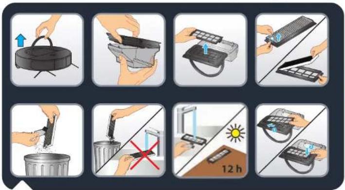 Illustration showing nine different cleaning and cooling methods for household appliances, including a pot, fan, keyboard, trash bin, and phone.
