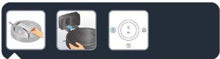 Diagram showing three steps of a device operation: adding a brush, adding a camera, and adjusting a circular dial with Chinese labels.