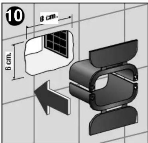 10, 8 cm, 6 cm.