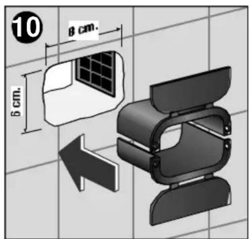 10 cm, 8 cm, 6 cm.