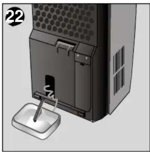 Illustration of a desktop computer with a power adapter inserted into a socket (no text or symbols visible).