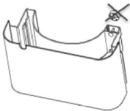 Line drawing of a mechanical component with a helicopter above it (no text or symbols)