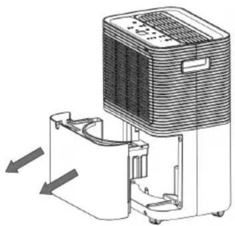BEKO BDP016 - Vidage du réservoir d'eau - 1