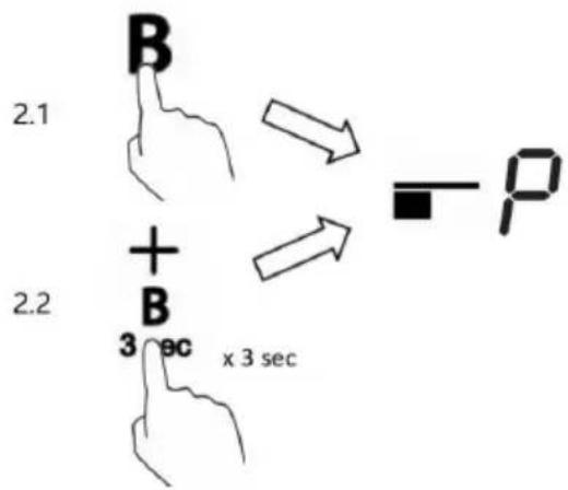 2.1 B + B 3 sec x 3 sec 2.2 - P