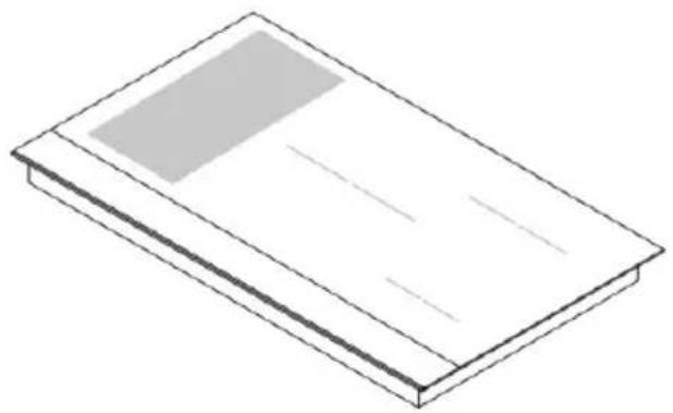 Isometric line drawing of a closed book with a blank cover (no text or symbols)