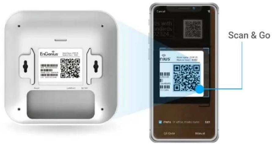 EnGenius Digital Phone: 023710 Scan & Go Cancel es with undards 02324 EnGenius Music Note: ZC47.20 Made in Scan: 980V ENIUS Read Add TEN10AN Photo: In office, model name: Eos OP Code Manual
