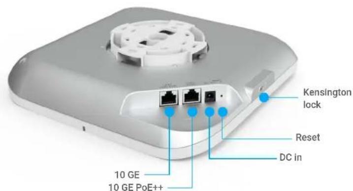 Kensington lock Reset DC in 10 GE 10 GE PoE++
