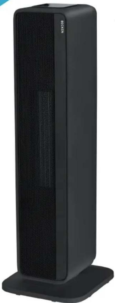 Black rectangular electronic device with a textured top and base, labeled 'BECKIN' on the front panel (no other text or symbols visible)