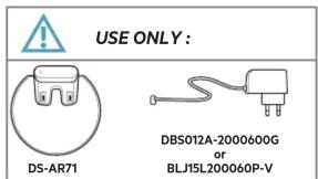 UTILISER UNIQUEMENT : DS-AR71 DBS012A-2000600G ou BLJ15L200060P-V