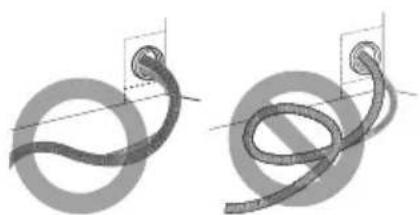 Two abstract diagrams showing a coiled rope or fiber structure with intersecting lines, no text or symbols present.
