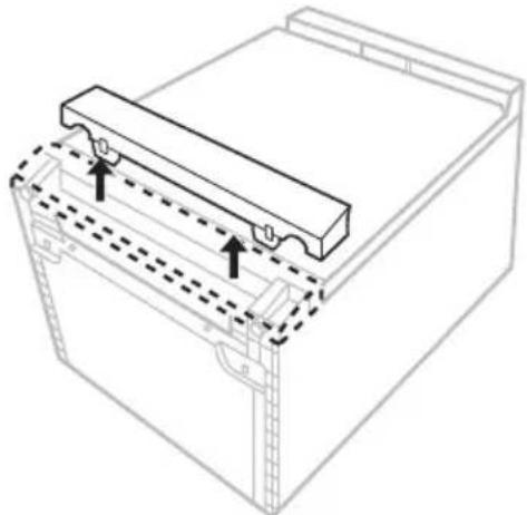 Technical line drawing of a mechanical assembly with no visible text or symbols