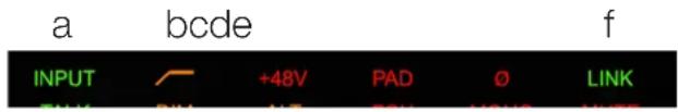 a bcde f INPUT +48V PAD 0 LINK +48V 0.15 V -1.0V