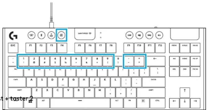 Diagram showing four icons: Bluetooth, Wi-Fi, Bluetooth, and a hand pointing to the Bluetooth button