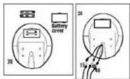 Battery cover 38 38 15µA 46