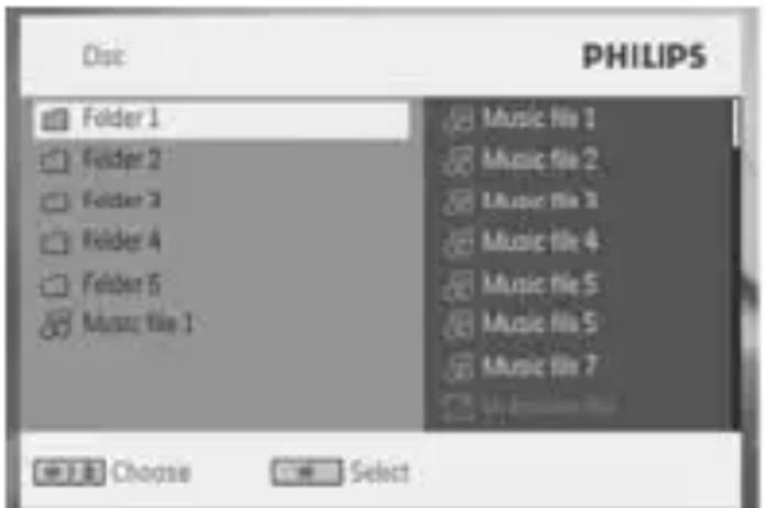 PHILIPS PET731/12 - Lecture d'un CD de musique MP3/WMA - 2