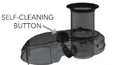 SELF-CLEANING BUTTON