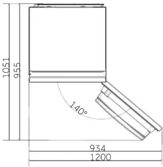 1051 955 140° 934 1200