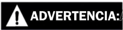 ADVERTENCIA: