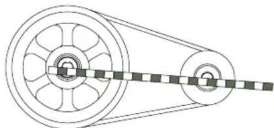 Simpson TM2810241E - Measuring the belt deflection - 1