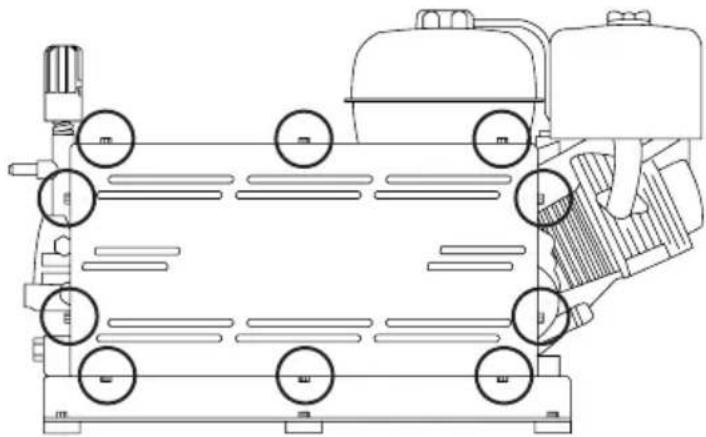 Simpson TM2810241E - Quitar el protector de la correa de transmisión - 1