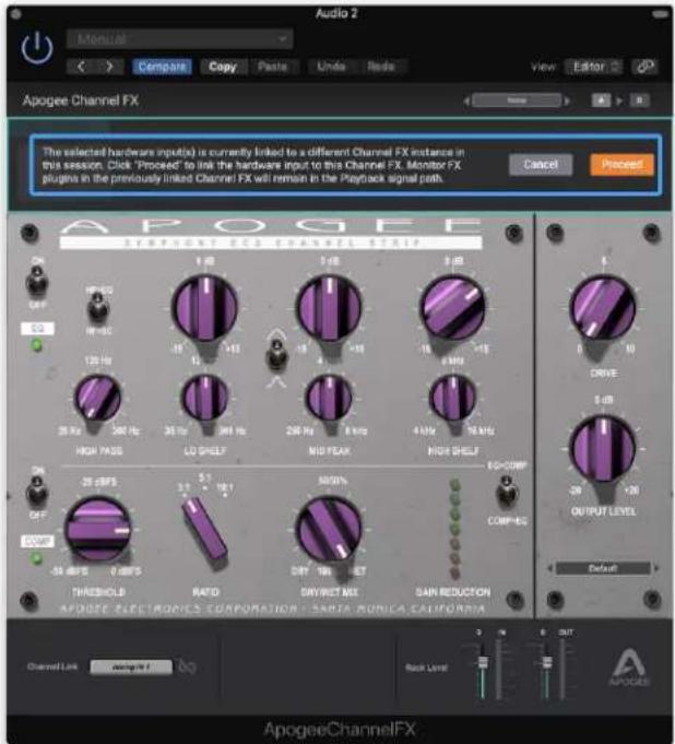 Audio 2 Manual Compare Copy Paste Unde Node View Editor Apogee Channel FX The selected hardware input(s) is currently linked to a different Channel FX instance in this session. Click 'Processed' to link the hardware input to this Channel FX. Monitor FX plugins in the previously linked Channel FX will remain in the Playback signal path. Cancel Proceed APOGEE STEPPOINT ECS CHANNEL STRIP On OFF 100 Hz 25 kHz 300 Hz 40 kHz 50 kHz 60 kHz 70 kHz 80 kHz 90 kHz 100 kHz 110 kHz 120 kHz 130 kHz 140 kHz 150 kHz 160 kHz 170 kHz 180 kHz 190 kHz 200 kHz 210 kHz 220 kHz 230 kHz 240 kHz 250 kHz 260 kHz 270 kHz 280 kHz 290 kHz 300 kHz 310 kHz 320 kHz 330 kHz 340 kHz 350 kHz 360 kHz 370 kHz 380 kHz 390 kHz 400 kHz 410 kHz 420 kHz 430 kHz 440 kHz 450 kHz 460 kHz 470 kHz 480 kHz 490 kHz 500 kHz 510 kHz 520 kHz 530 kHz 540 kHz 550 kHz 560 kHz 570 kHz 580 kHz 590 kHz 600 kHz 610 kHz 620 kHz 630 kHz 640 kHz 650 kHz 660 kHz 670 kHz 680 kHz 690 kHz 700 kHz 710 kHz 720 kHz 730 kHz 740 kHz 750 kHz 760 kHz 770 kHz 780 kHz 790 kHz 800 kHz 810 kHz 820 kHz 830 kHz 840 kHz 850 kHz 860 kHz 870 kHz 880 kHz 890 kHz 900 kHz 910 kHz 920 kHz 930 kHz 940 kHz 950 kHz 960 kHz 970 kHz 980 kHz 990 kHz 1000 kHz