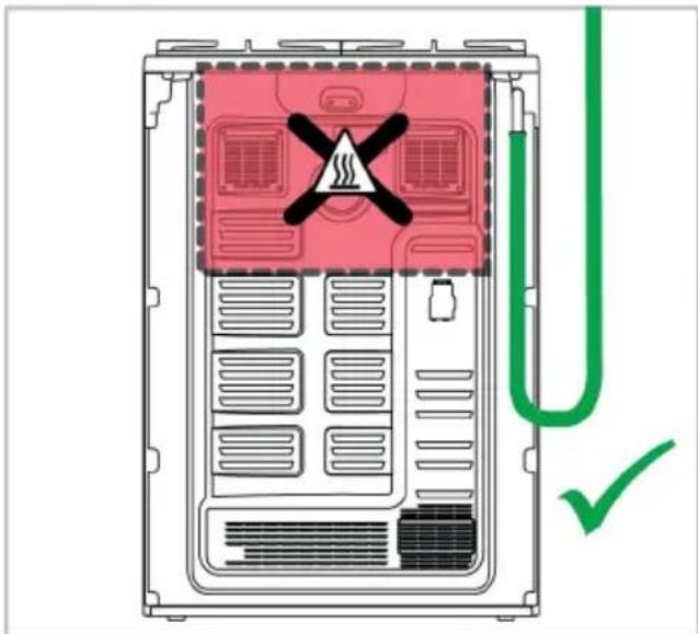 BEKO FBM62330GXTN - Wybór strony przyłącza gazowego - 2