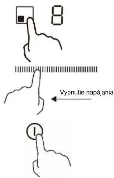 8 Vypnutie napájania