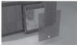 HAIER XIT 6C3TB3B - Fijar el panel de la puerta - 1