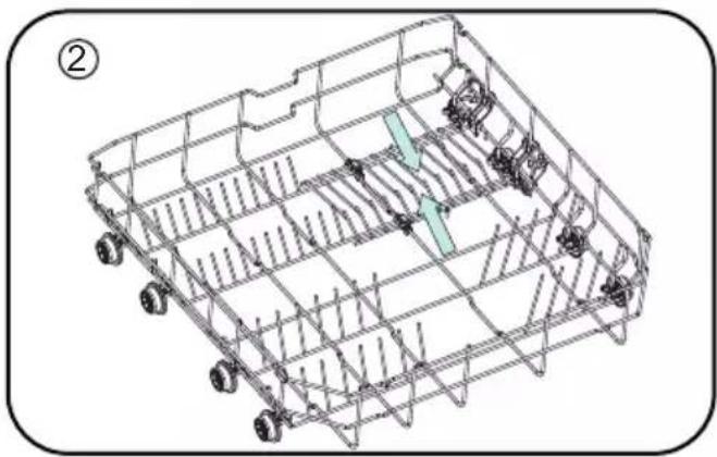 NEW POL NWD605DX - Two Folding Racks - 2