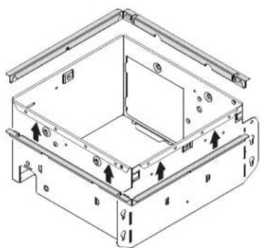 NuTone Flex AEN110L - Certains modèles uniquement : Il est possible de fi xer une paire de brides sur le boîtier si cela est nécessaire ou souhaité. - 1