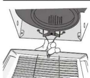 Technical line drawing of a mechanical component with a handle and internal structure (no text or symbols)