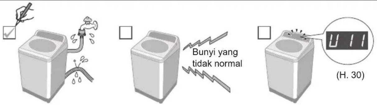Bunyi yang tidak normal (H. 30)